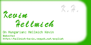 kevin hellmich business card